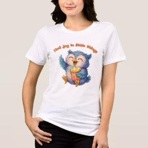 Freude in kleinen Dingen finden - Positiv Tri-Blend Shirt