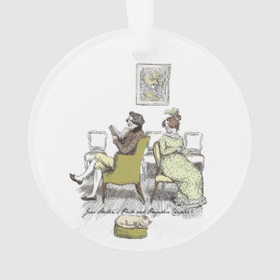 Freude in Vexing - Jane Austen Pride & Prejudice Ornament