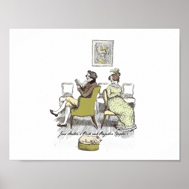 Freude in Vexing, Jane Austen Pride und Vorurteil Poster (Vorne)