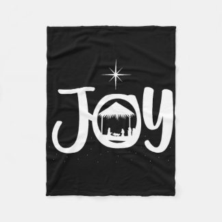 Freude Jesus Krippenszene Cool Weihnachten Xmas Ch Fleecedecke