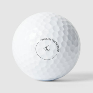 Freude, keine Perfektion Golfball