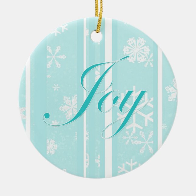 Freude Keramik Ornament (Vorne)