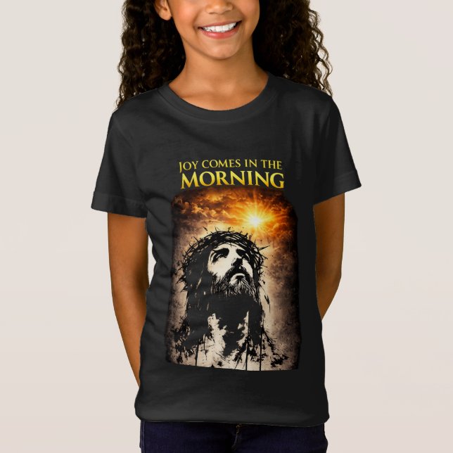 Freude kommt am Morgen T-Shirt (Vorderseite)