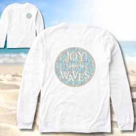 Freude kommt in Wellen – Boho-Strand Tri-Blend Shirt