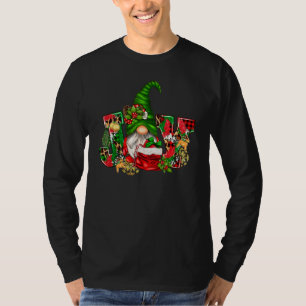 Freude Leopard Gnom Santa Liebhaber Weihnachten Xm T-Shirt