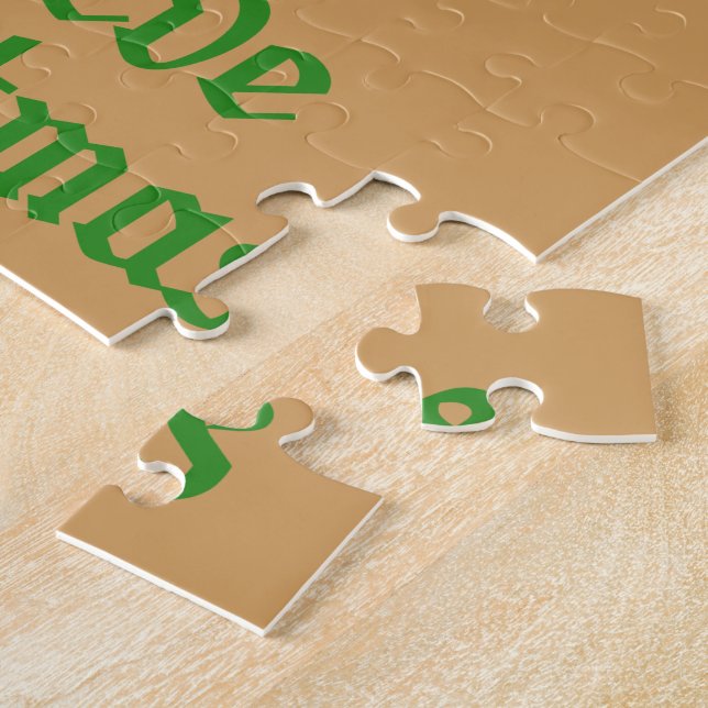 Freude, Liebe, Frieden, Glauben, Weihnachten Puzzle (Seite)