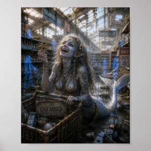 Freude / Meerjungfrau / Supermarkt Poster