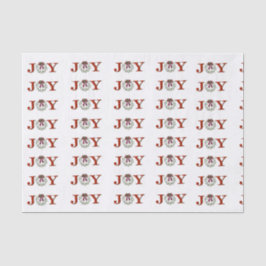 Freude mit Kranz Seidenpapier