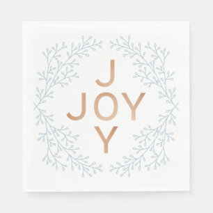 Freude Moderne und elegante Weihnachten Serviette