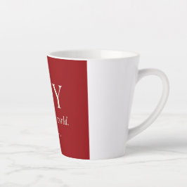 FREUDE | Psalm 98:4 | Weihnachtsgeschenk Milchtasse