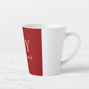 FREUDE Psalm 98:4 Weihnachtsgeschenk Milchtasse