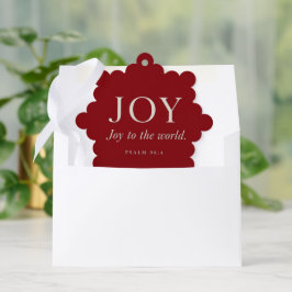 FREUDE | Psalm 98:4 | Weihnachtsgeschenk Ornament Karte
