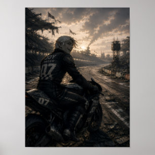 Freude / Rennfahrer / Endlose Strecke Poster