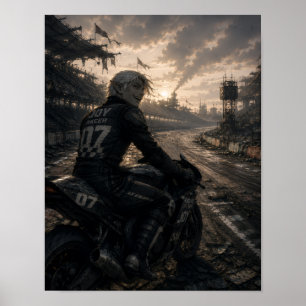 Freude / Rennfahrer / Endlose Strecke Poster