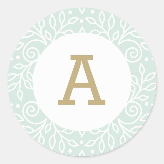 Freude Runder Aufkleber (Vorderseite)