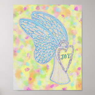 Freude Schutzengel Kunst Druck Poster