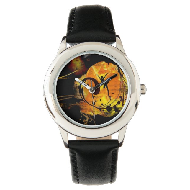 Freude - Tanz des Lebens Armbanduhr (Vorderseite)