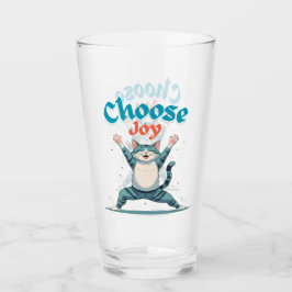 Freude-Tiger Trinkglas Glas