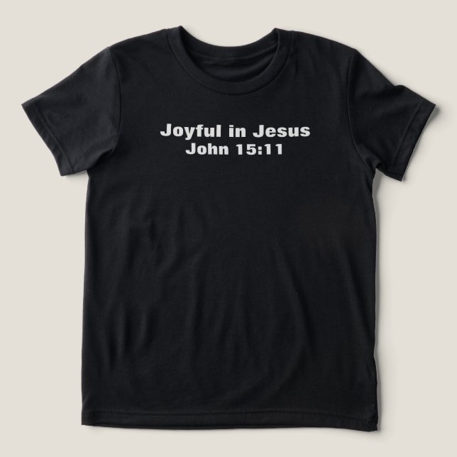 Freude Tri-Blend Shirt (Design Vorderseite)