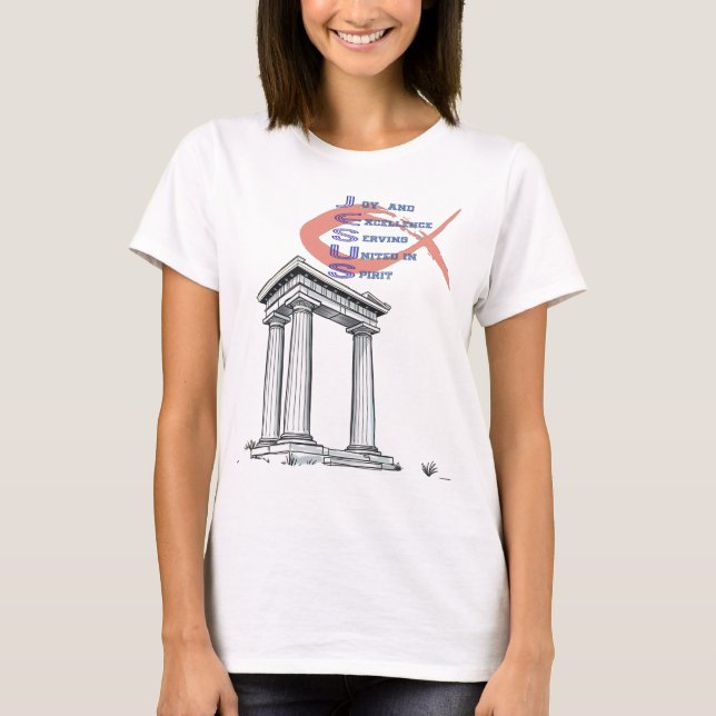 Freude und Exzellenz T-Shirt (Vorderseite)