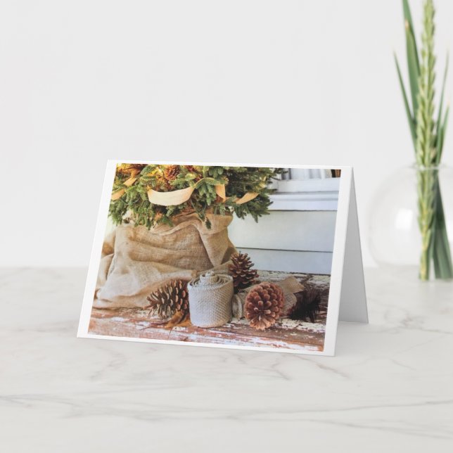 *Freude und Glück in dieser Weihnachtssaison* Karte (Vorderseite)