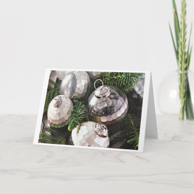 *Freude und Glück in dieser Weihnachtssaison* Karte (Vorderseite)