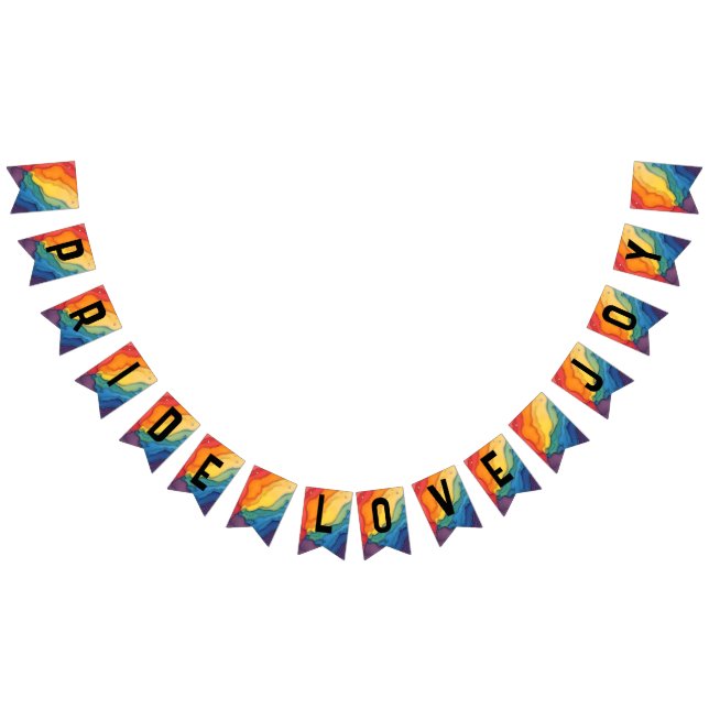 Freude und Liebe Party Wimpelkette (Alle)