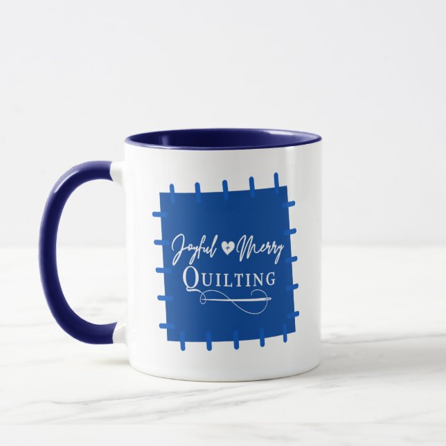 Freude und Merry Quilter Tasse (Links)