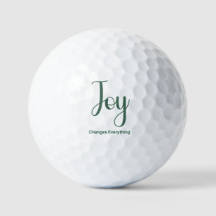 Freude verändert alles golfball
