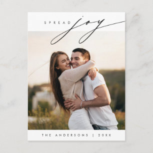 Freude verbreiten, das lustigste Weihnachtsfamilie Postkarte