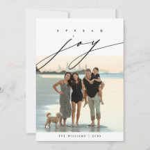 Freude verbreiten, Weihnachten Familie Foto Layove