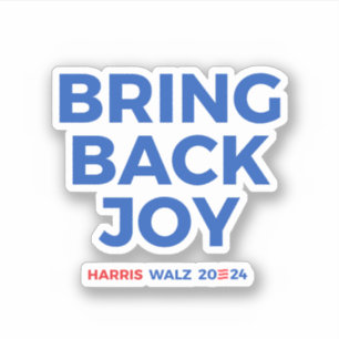 Freude zurück - Harris Walz 2024 Aufkleber
