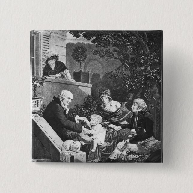 Freuden am Sein ein Vater, c.1797 Button (Vorderseite)