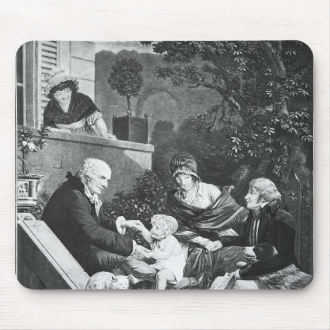 Freuden am Sein ein Vater, c.1797 Mousepad (Vorne)