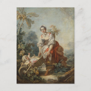 Freuden der Mutterschaft Fragonard Postkarte