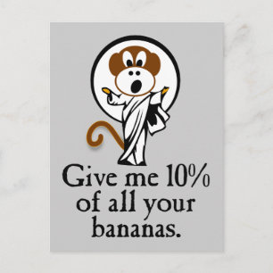 Freudenaffe Postkarte