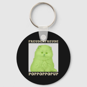 Freudenfreude Poppoppop Up Feline Lover Cat Schlüsselanhänger