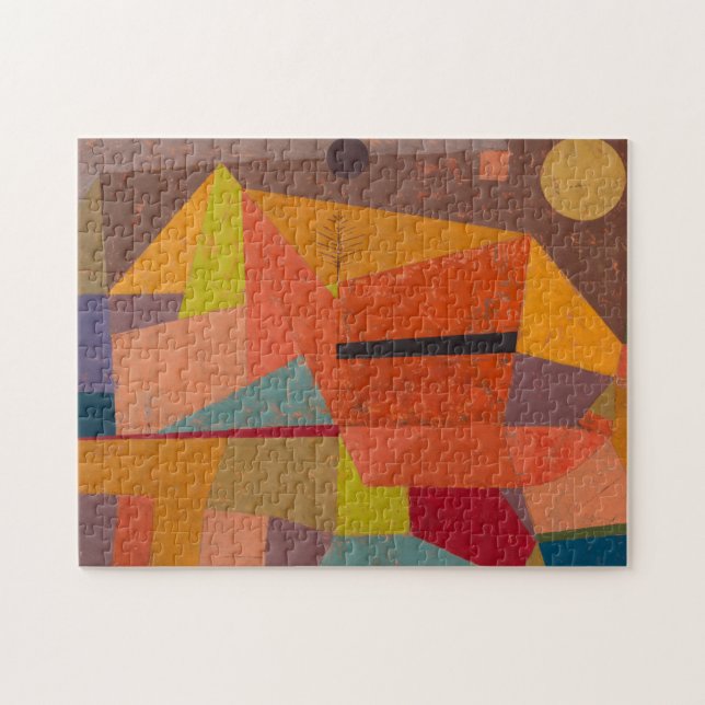 Freudenreiche Bergwelt von Paul Klee Puzzle (Horizontal)