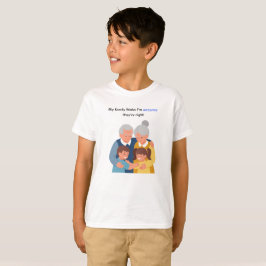 Freudenreiche Multigenerationsfamilie T-Shirt