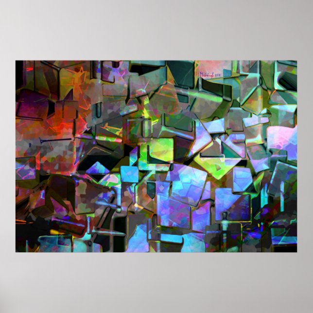 Freudenstruktur Poster (Vorne)