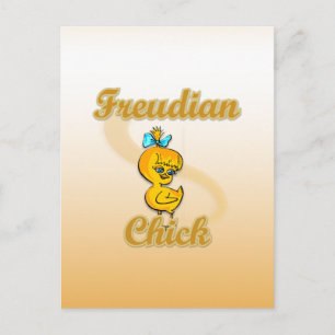 Freudian Chick Postkarte