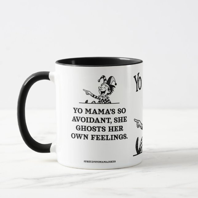 Freudian Yo Mama Witze - Vermeidung Tasse (Links)