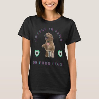 Freudig an den Pfoten T-Shirt