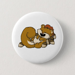 Freudig erregt Eichhörnchen! Button