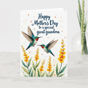 Freudige Blüten Mütter Karte