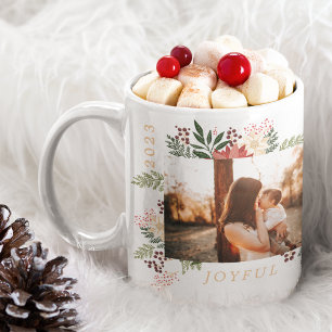 FREUDIGE elegante festliche Flora-Foto Kaffeetasse
