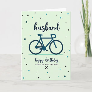Freudige Fahrradkarte Karte