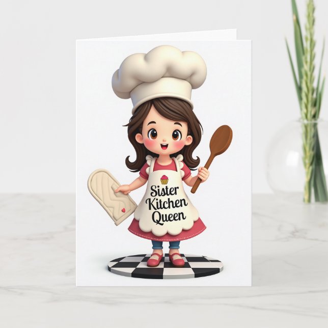 Freudiger Chef Muttertagskarte Karte (Vorderseite)