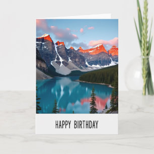 Freudiger Geburtstag Alpensee Karte