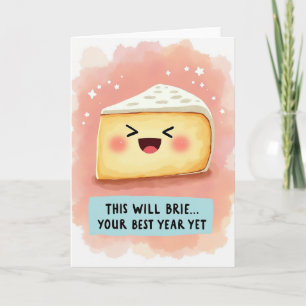 Freudiger Geburtstag Grinsende Käse Karte